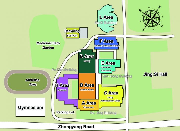 Czu Map Campus Maps – Tzu Chi University